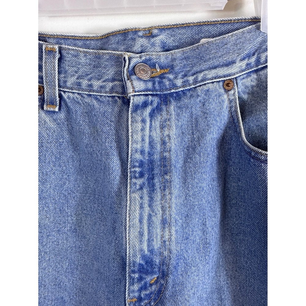 Levis Vintage 90's 550 Denim Jeans Men Size Waist 38 Length 30 Red Tab‎ USA - Picture 3 of 12